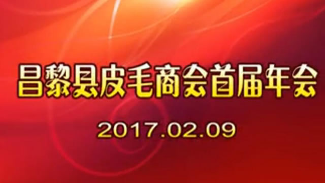 【視頻】昌黎毛皮商會首屆年會（2017.2.9）